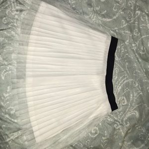 White Tulle Skirt